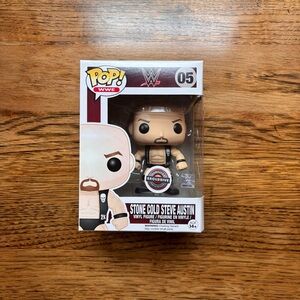 WWE Funko Pop Stone Cold Steve Austin Figure Box